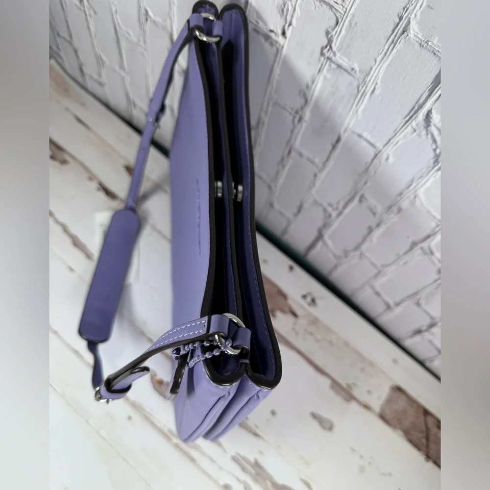 Coach outlet item Coach Penelope Shoulder Bag purple silver NWT - Picture 5 of 6